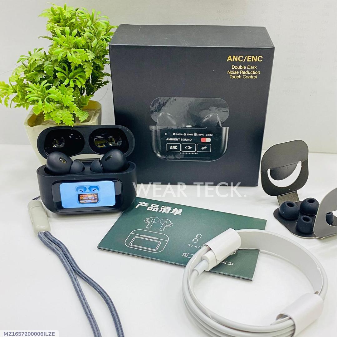 Black Airpods With Long-Lasting Battery & Active Noise Cancellation NexaMart